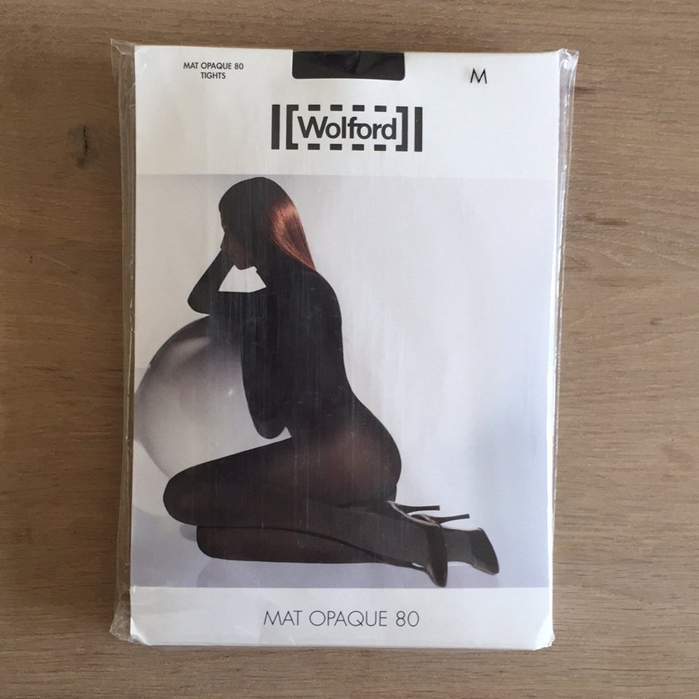 NWT black Wolford Mat Opaque 80 Tights
